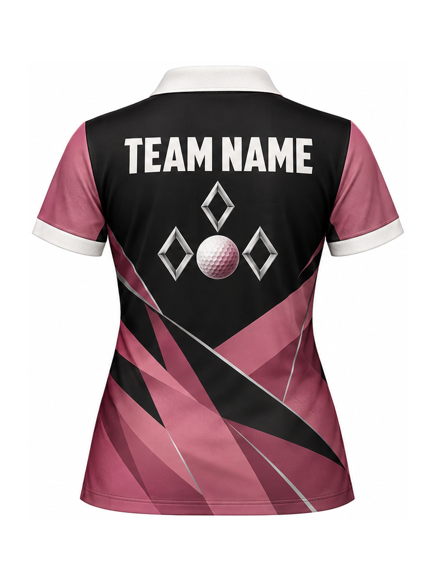 Rosewood Green Regency custom Golf team shirt - back team name preview