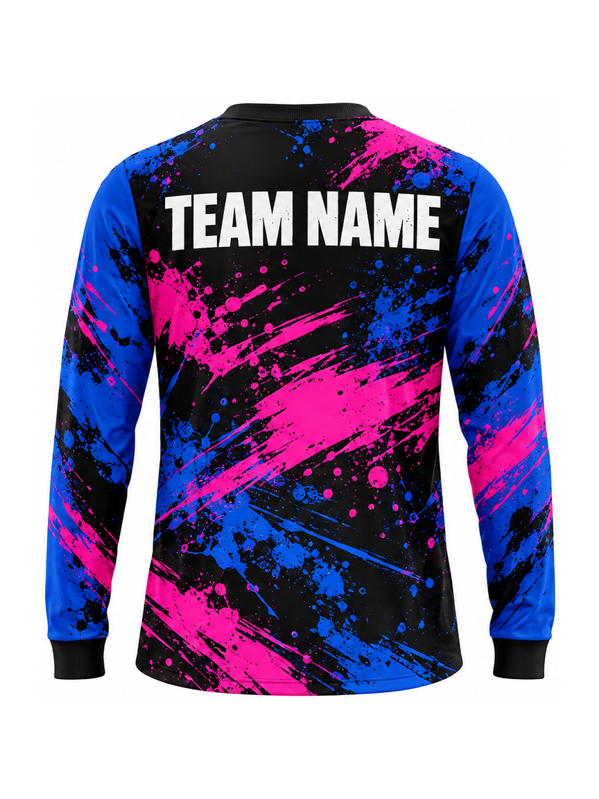 Electric Spray Rider custom Motocross team shirt - back team name preview