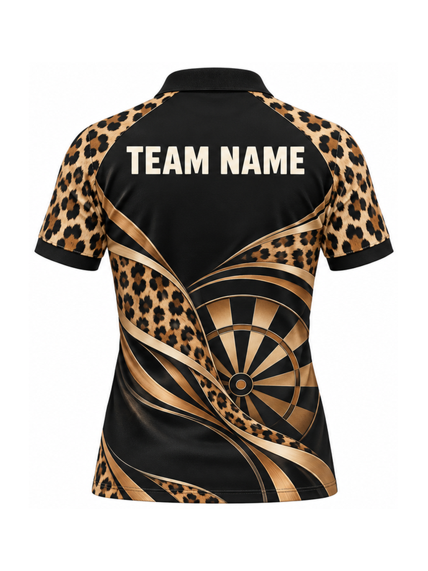 Camel Muse Atelier custom Darts team shirt - back team name preview