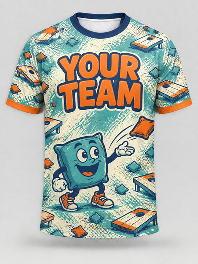 Front of the jersey with the placeholder team name area