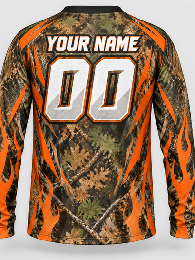 Back of the jersey with the placeholder name and number area