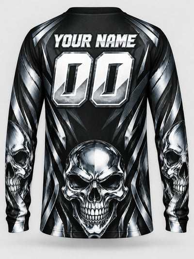 Back of the jersey with the placeholder name and number area