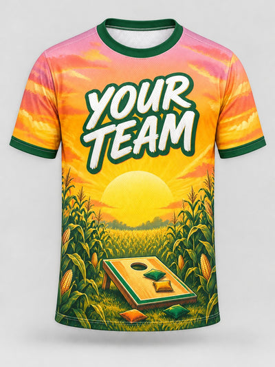 Front of the jersey with the placeholder team name area