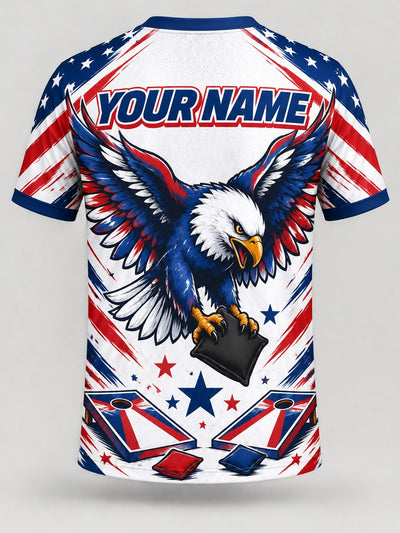 Back of the jersey with the placeholder name and number area