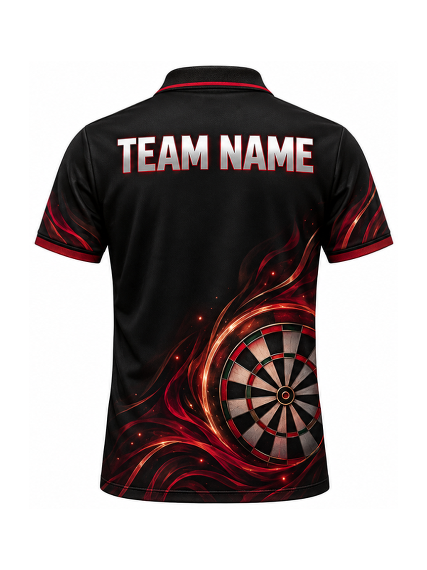 Ruby Serpent Halo custom Darts team shirt - back team name preview