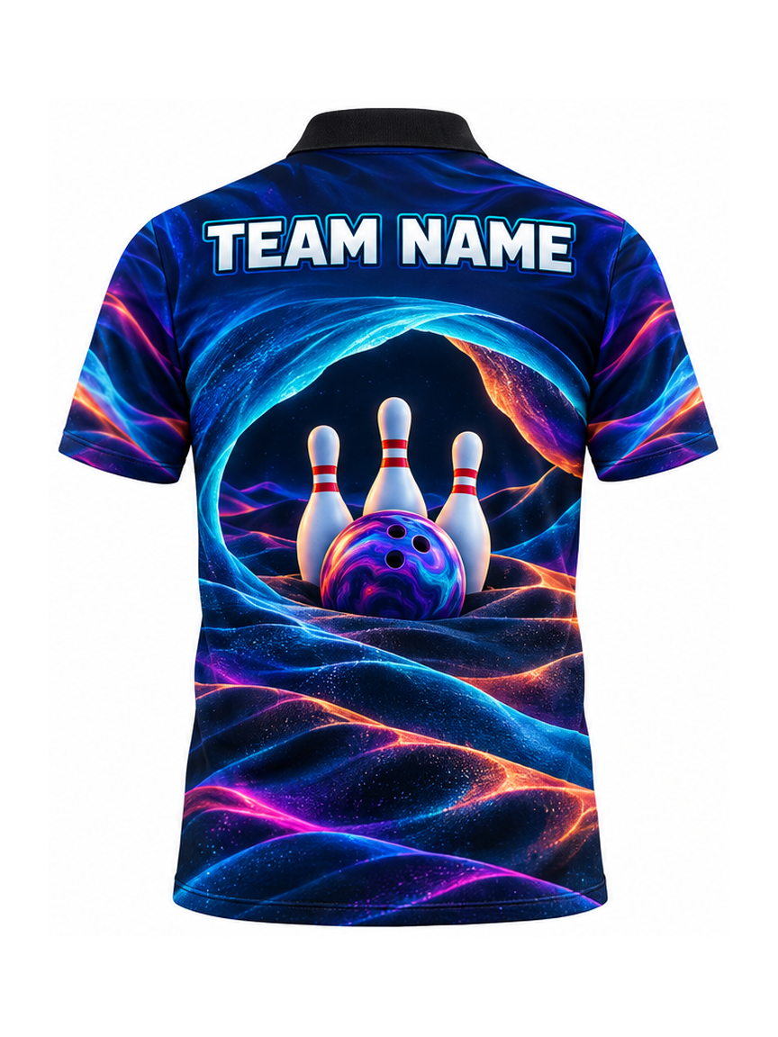 Opal Scorpion Dune custom Bowling team shirt - back team name preview