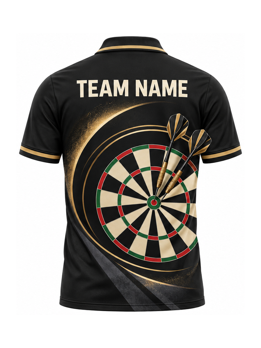 Onyx Brass Eclipse custom Darts team shirt - back team name preview