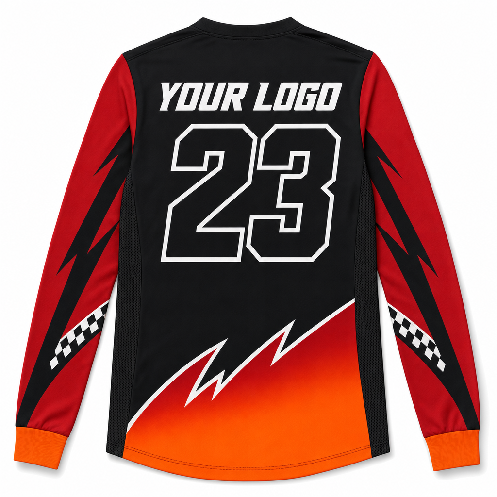 Magma Team Jersey, back, showing rider number placement