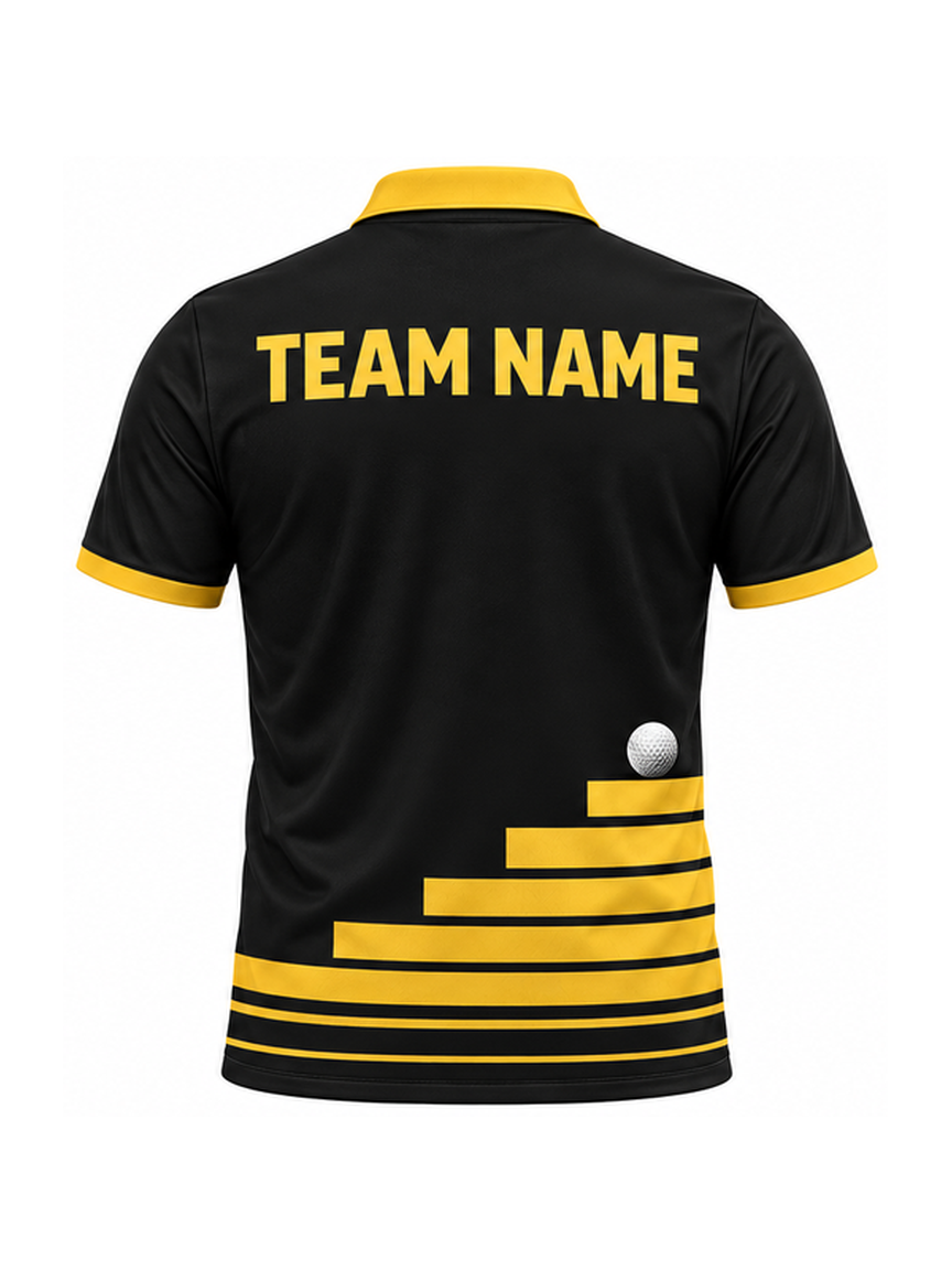 Sunlit Vector Club custom Golf team shirt - back team name preview