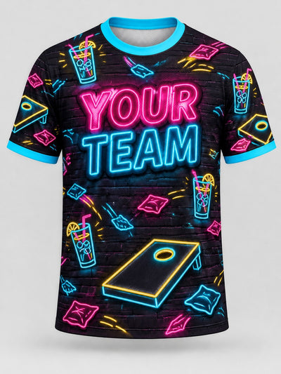Front of the jersey with the placeholder team name area
