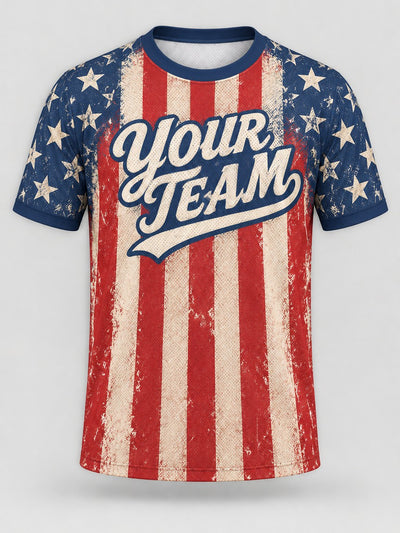 Front of the jersey with the placeholder team name area
