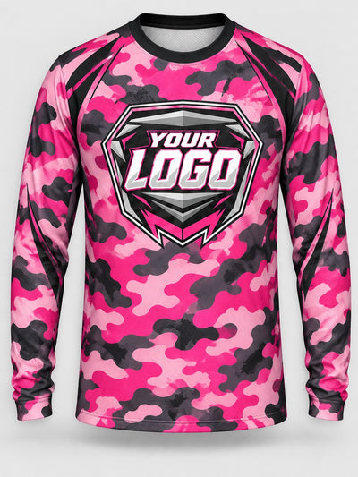Front of the jersey with the placeholder logo area