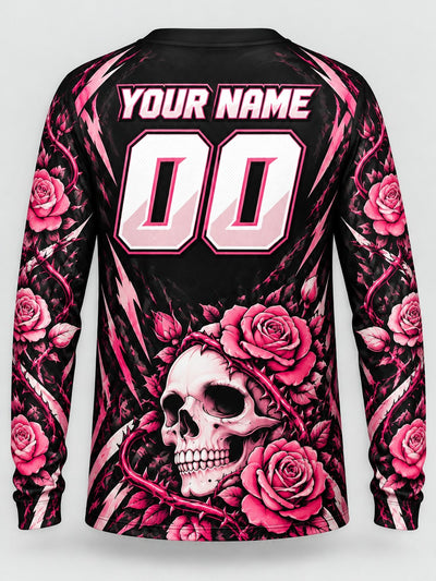 Back of the jersey with the placeholder name and number area