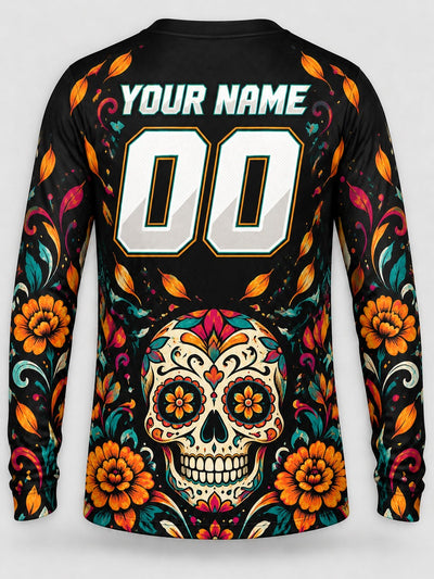 Back of the jersey with the placeholder name and number area