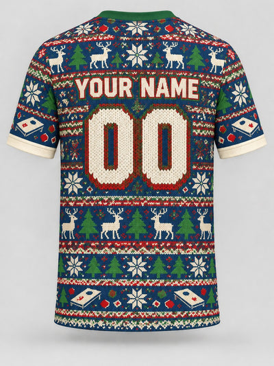 Back of the jersey with the placeholder name and number area