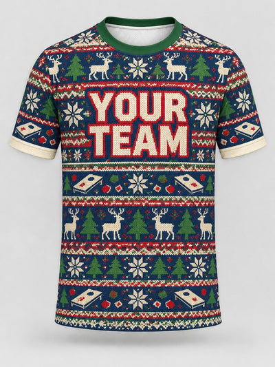 Front of the jersey with the placeholder team name area