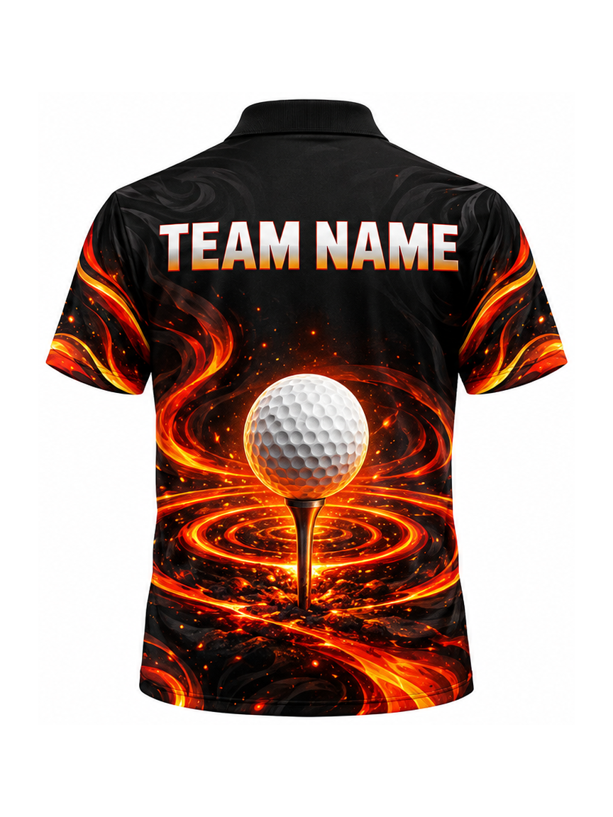Molten Fairway Spiral custom Golf team shirt - back team name preview