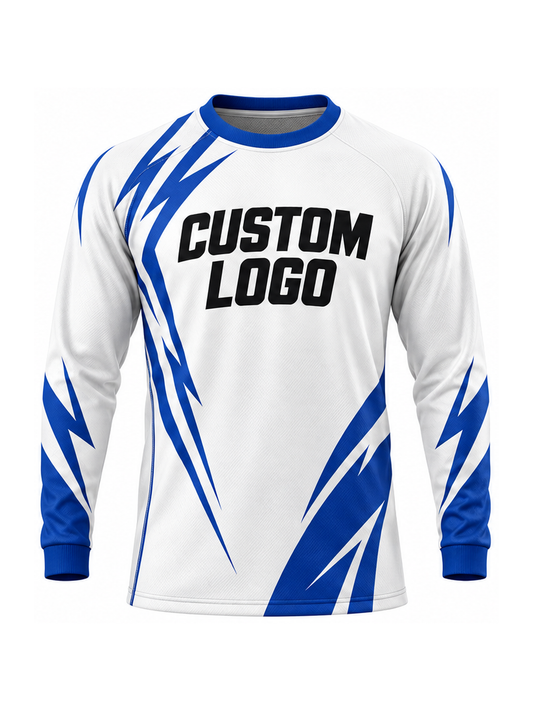 Cobalt Current Edge custom Motocross team shirt - front logo preview