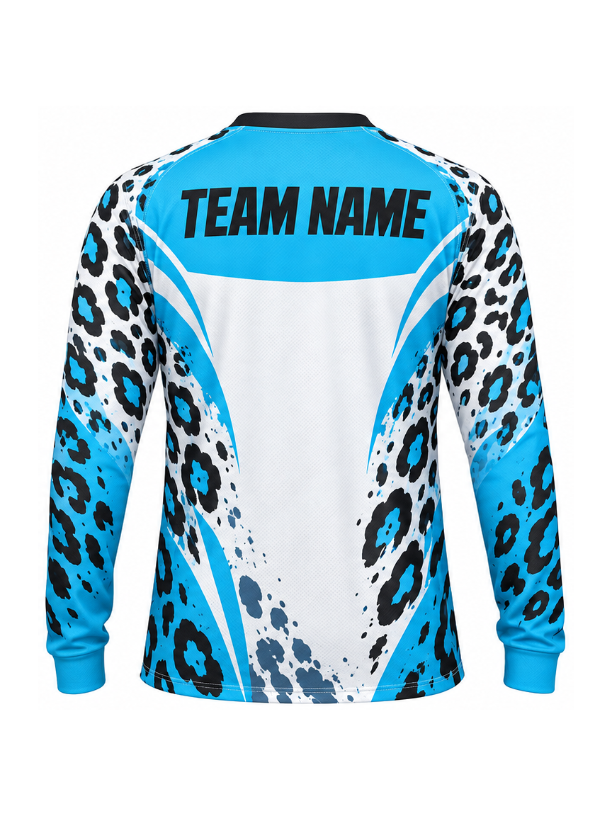 Glacier Wild custom Motocross team shirt - back team name preview