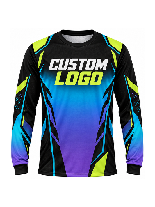 Prism Race Horizon custom Motocross team shirt - front logo preview