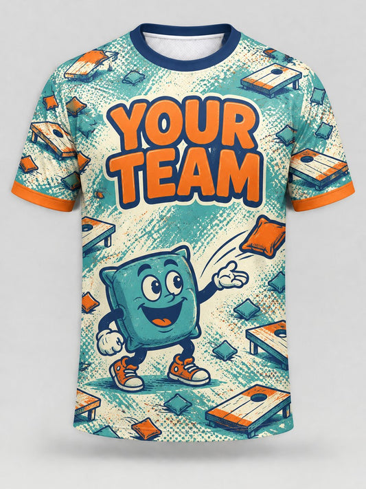 Bag Buddy custom cornhole jersey - front view