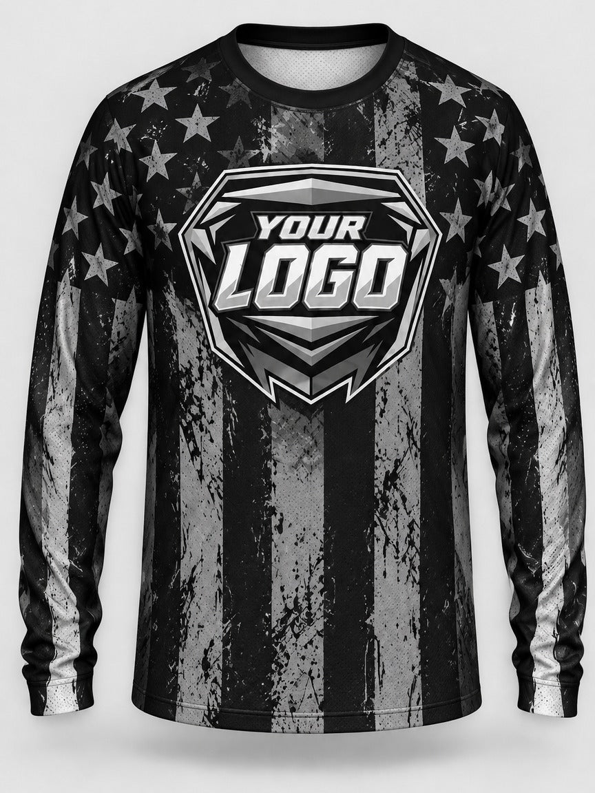 Blackout Flag custom motocross jersey - front view