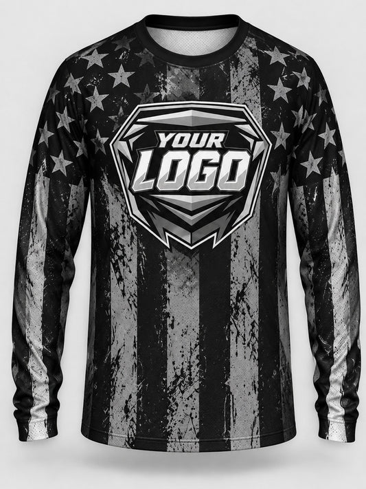 Blackout Flag custom motocross jersey - front view