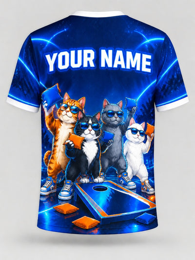 Back of the jersey with the placeholder name and number area