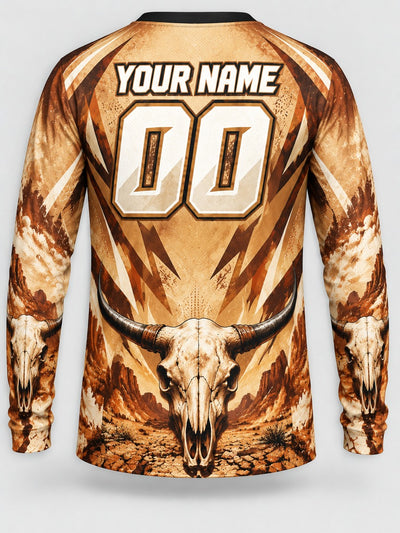 Back of the jersey with the placeholder name and number area