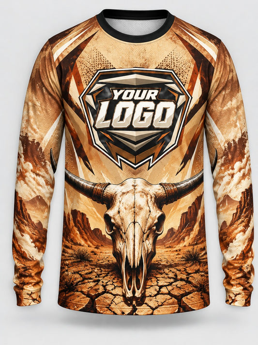 Desert Bone custom motocross jersey - front view
