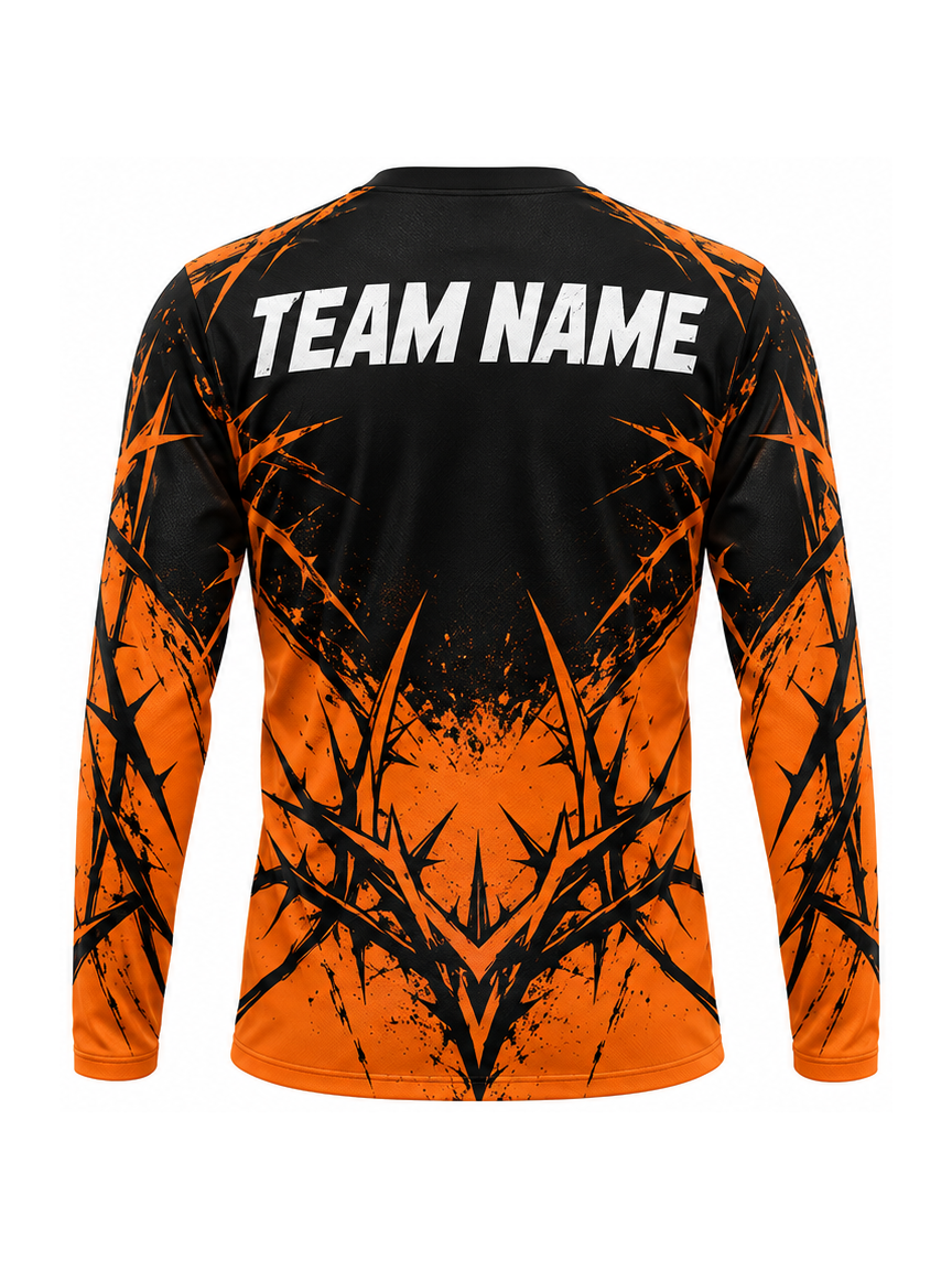 Amber Thorn Phantom custom Motocross team shirt - back team name preview