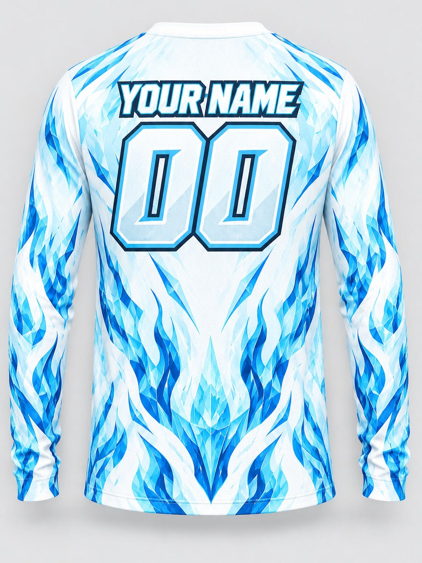Frostfire custom motocross jersey - back view