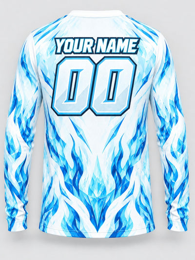 Back of the jersey with the placeholder name and number area