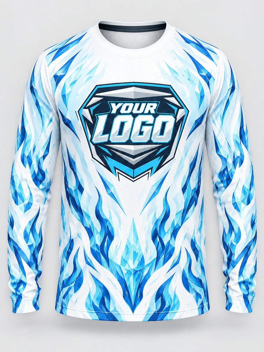 Frostfire custom motocross jersey - front view