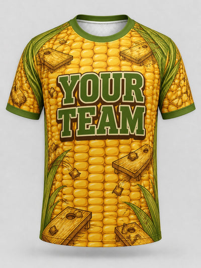 Front of the jersey with the placeholder team name area