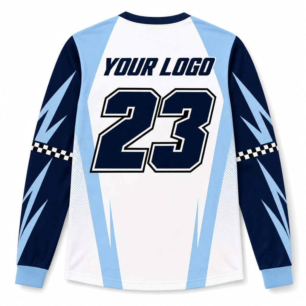 Frost Team Jersey, back, showing rider number placement