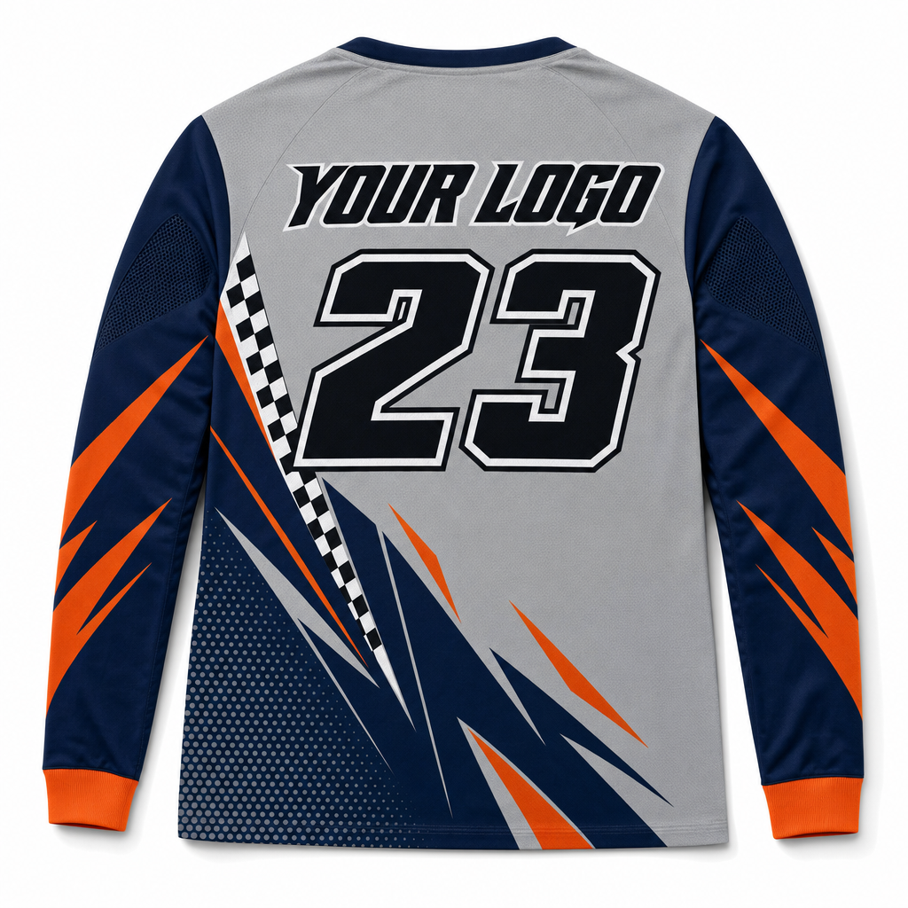 Titan Team Jersey, back, showing rider number placement