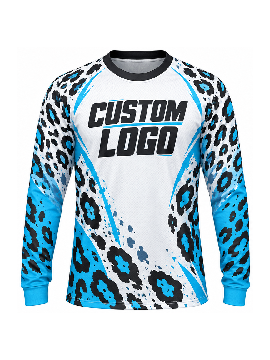 Glacier Wild custom Motocross team shirt - front logo preview
