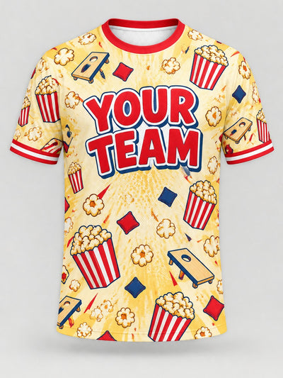 Front of the jersey with the placeholder team name area