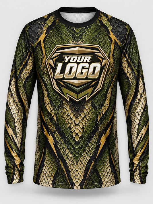 Python Scale custom motocross jersey - front view