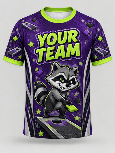 Front of the jersey with the placeholder team name area