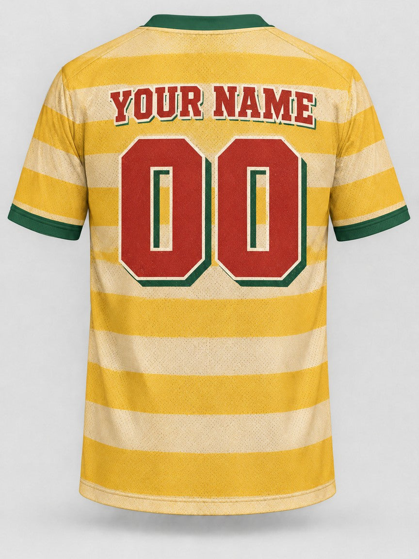 Silo Stripe custom cornhole jersey - back view
