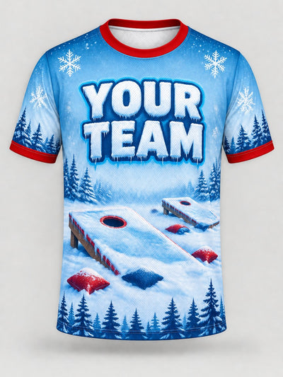 Front of the jersey with the placeholder team name area
