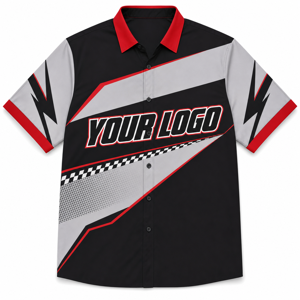 Carbon Billiards Shirt, front, colour-blocked with YOUR LOGO placeholder