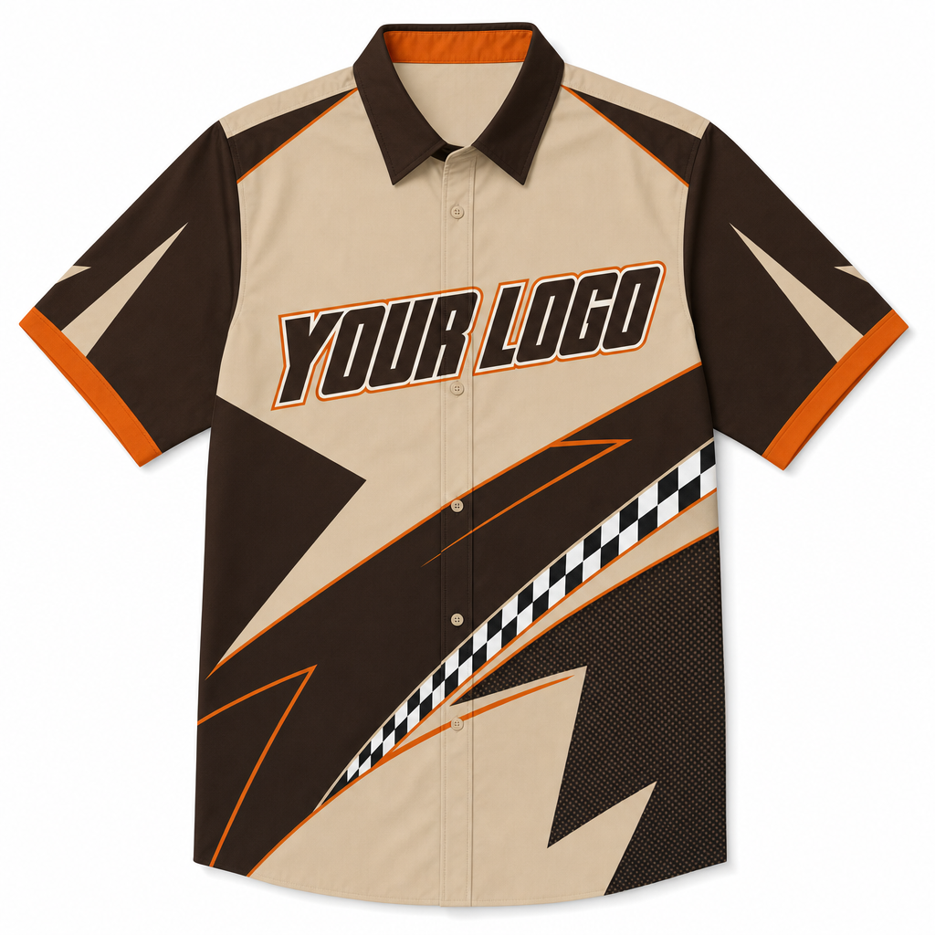 Dune Billiards Shirt, front, colour-blocked with YOUR LOGO placeholder