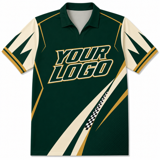 Pine Darts Shirt, front, colour-blocked with YOUR LOGO placeholder