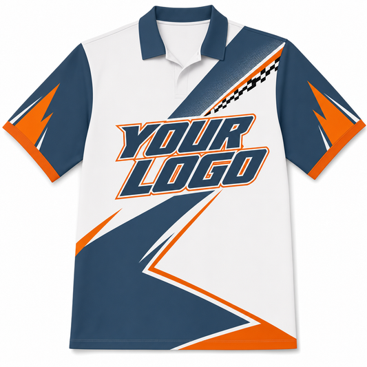 Slate Darts Shirt, front, colour-blocked with YOUR LOGO placeholder