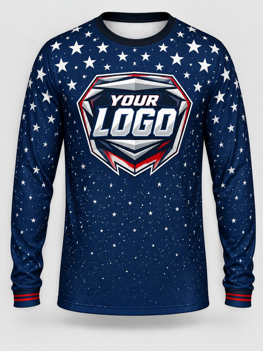 Starfield Minimal custom motocross jersey - front view