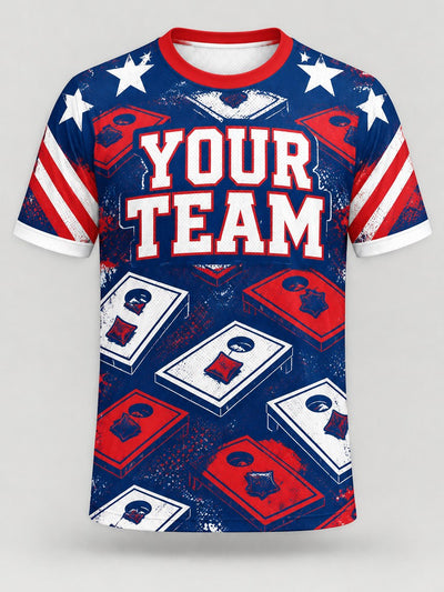 Front of the jersey with the placeholder team name area