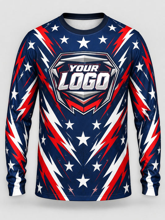 Thunder Stars custom motocross jersey - front view